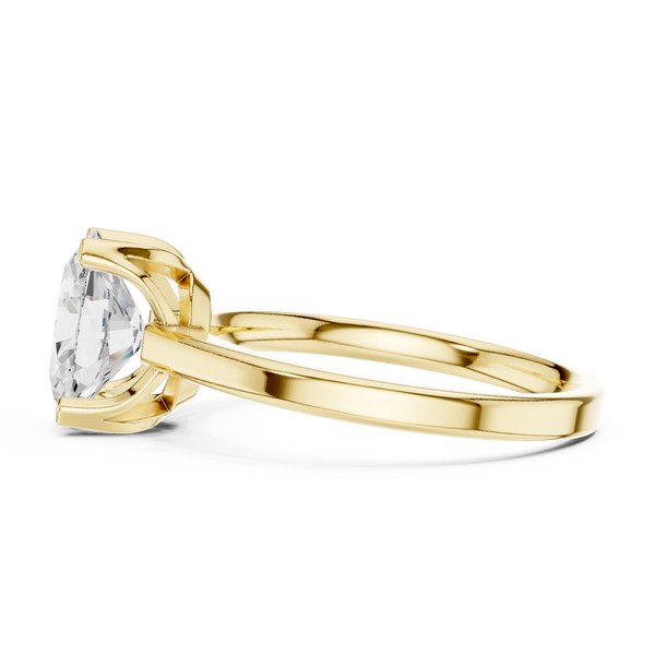 Velvet Smooth Lab Grown Diamond Ring