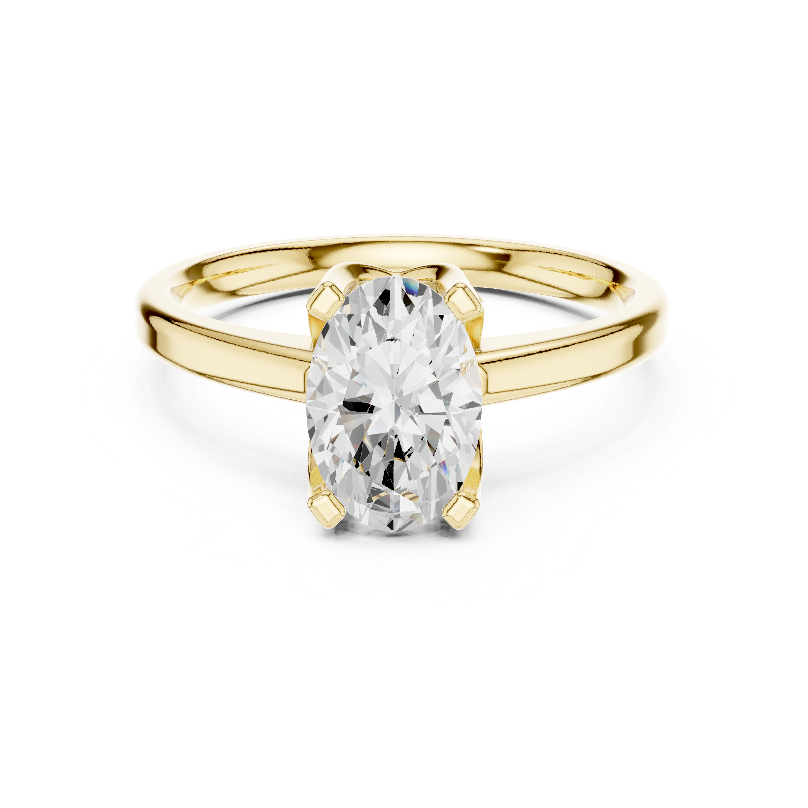 Velvet Smooth Lab Grown Diamond Ring