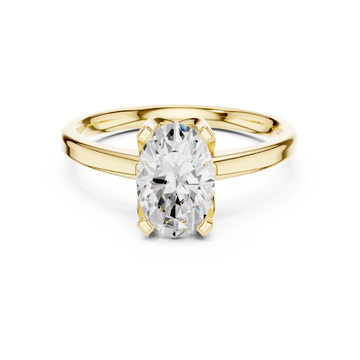 Velvet Smooth Lab Grown Diamond Ring