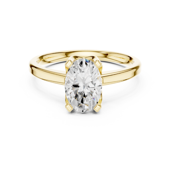 Velvet Smooth Lab Grown Diamond Ring