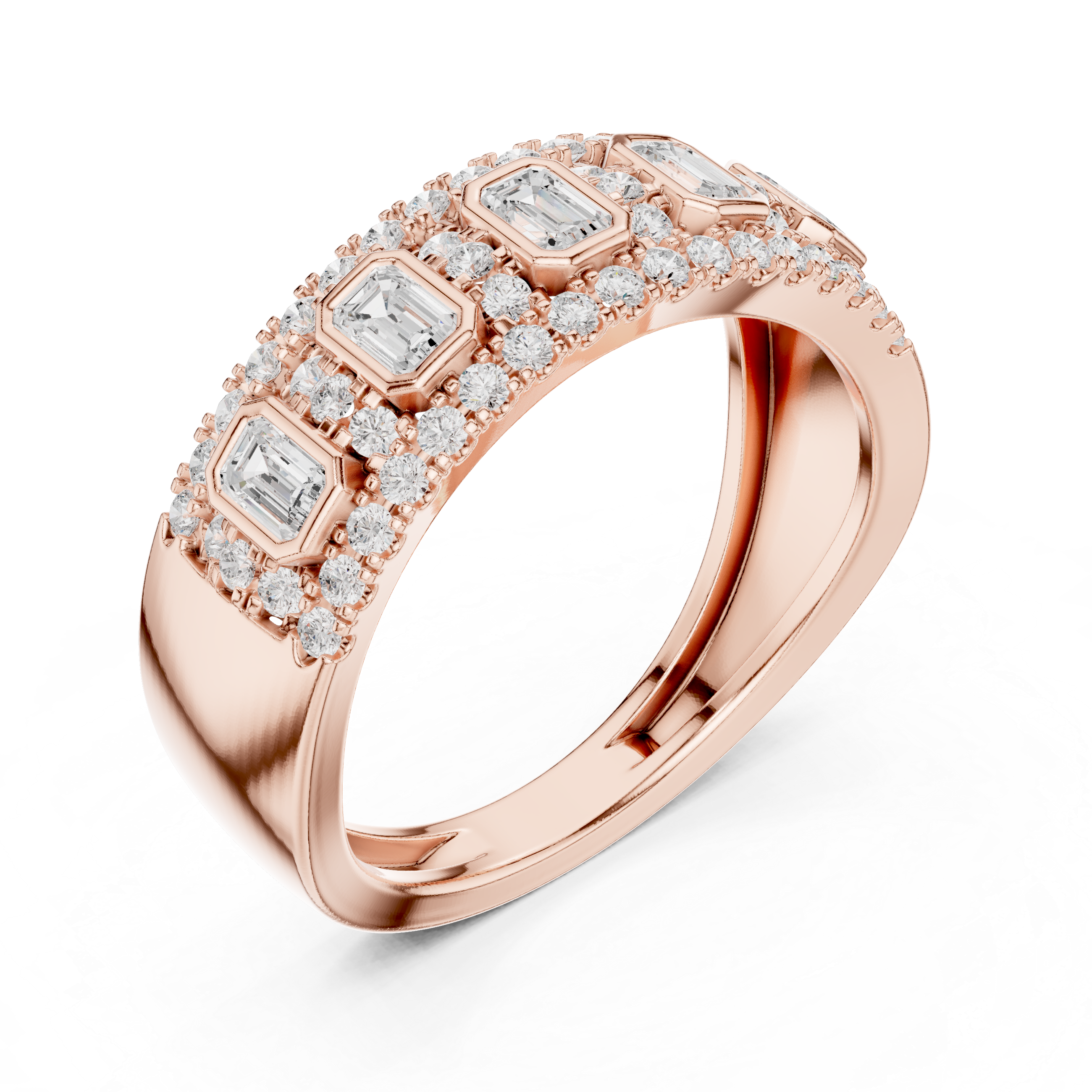 Golden Horizon Lab Grown Diamond Ring