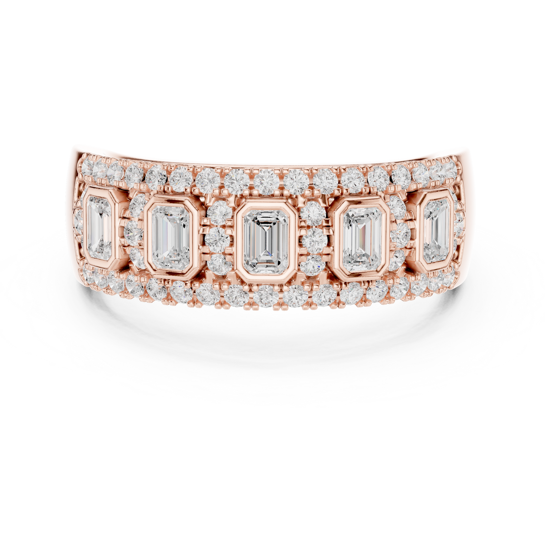 Golden Horizon Lab Grown Diamond Ring