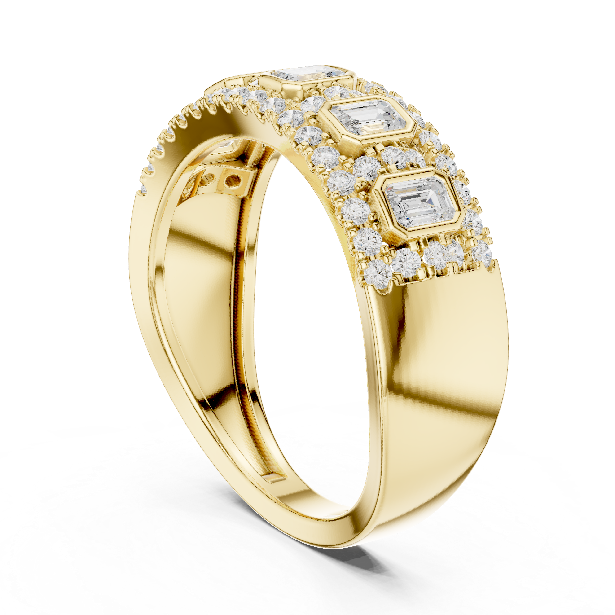 Golden Horizon Lab Grown Diamond Ring