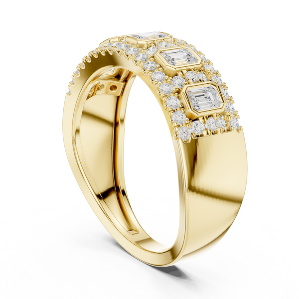 Golden Horizon Lab Grown Diamond Ring