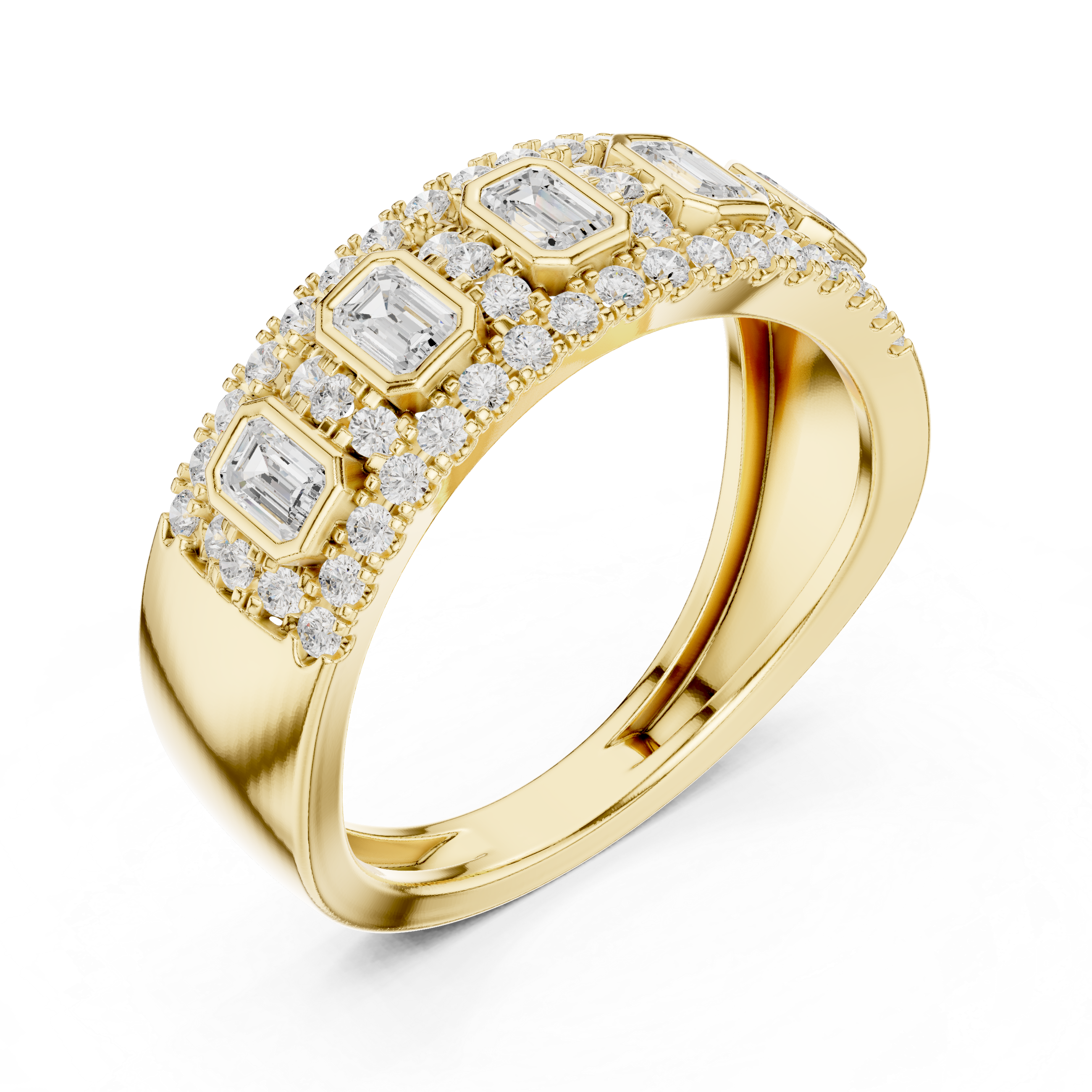 Golden Horizon Lab Grown Diamond Ring