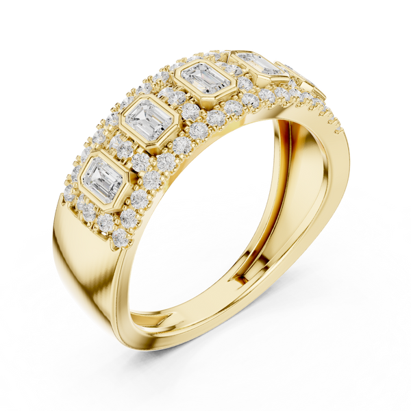 Golden Horizon Lab Grown Diamond Ring