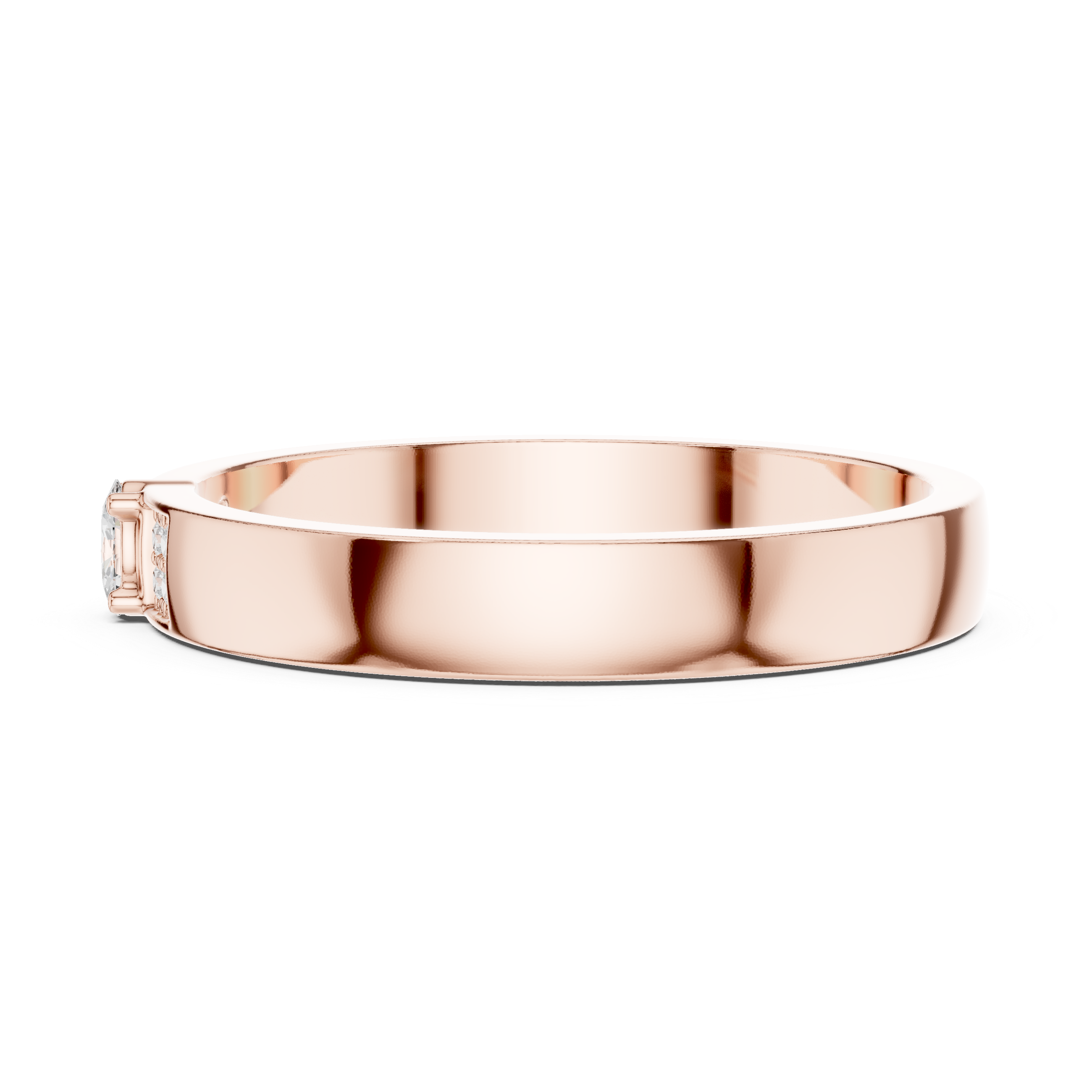 Modern Edge Lab Grown Diamond Ring
