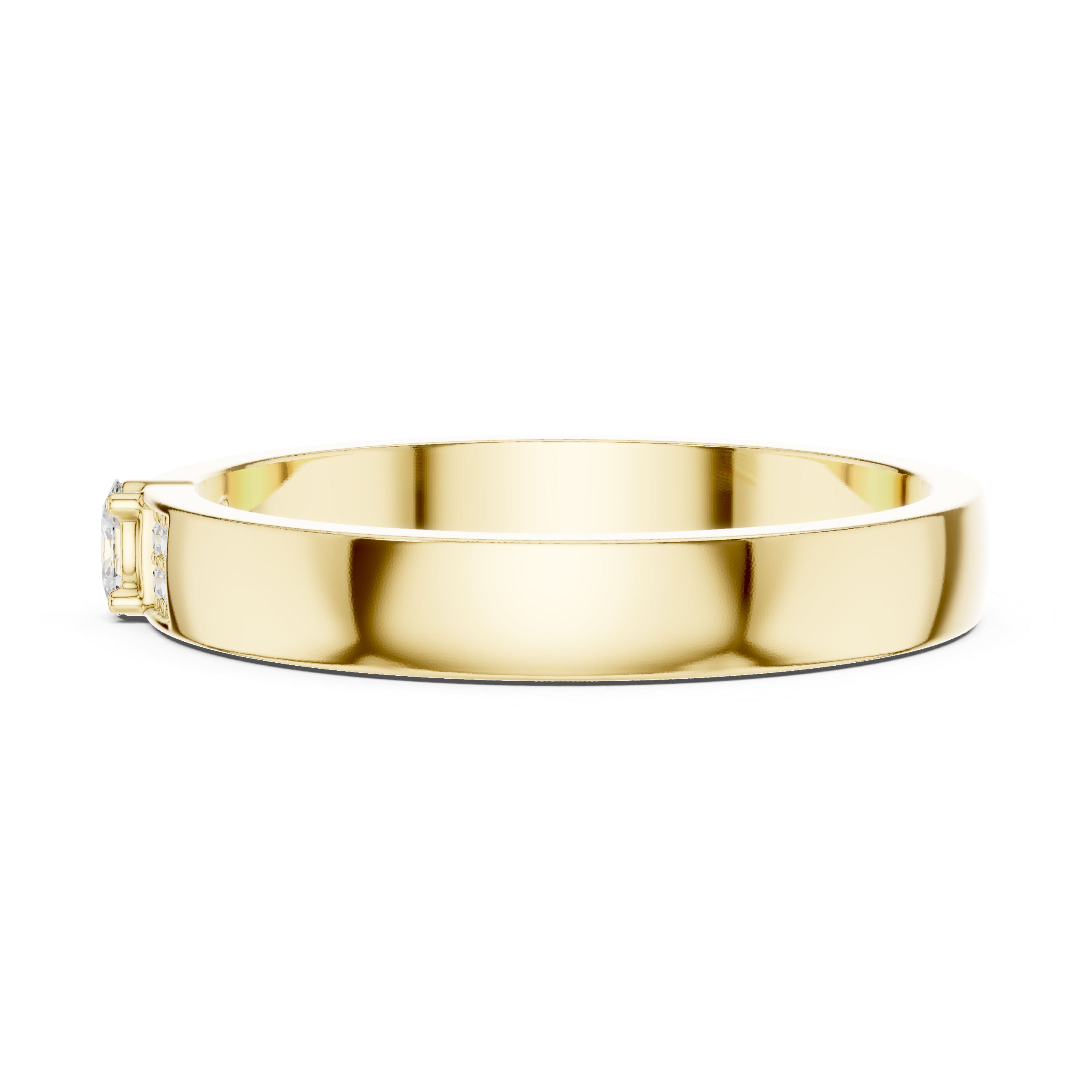 Modern Edge Lab Grown Diamond Ring