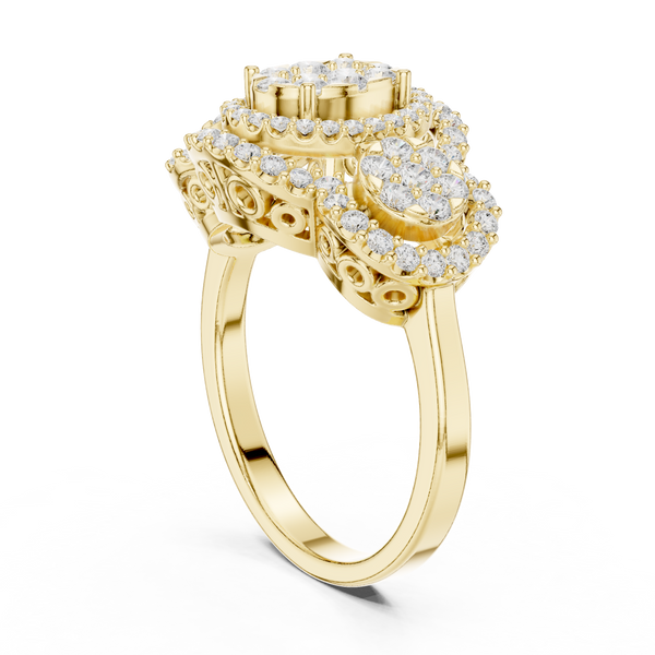 Silent Radiance Lab Grown Diamond Ring
