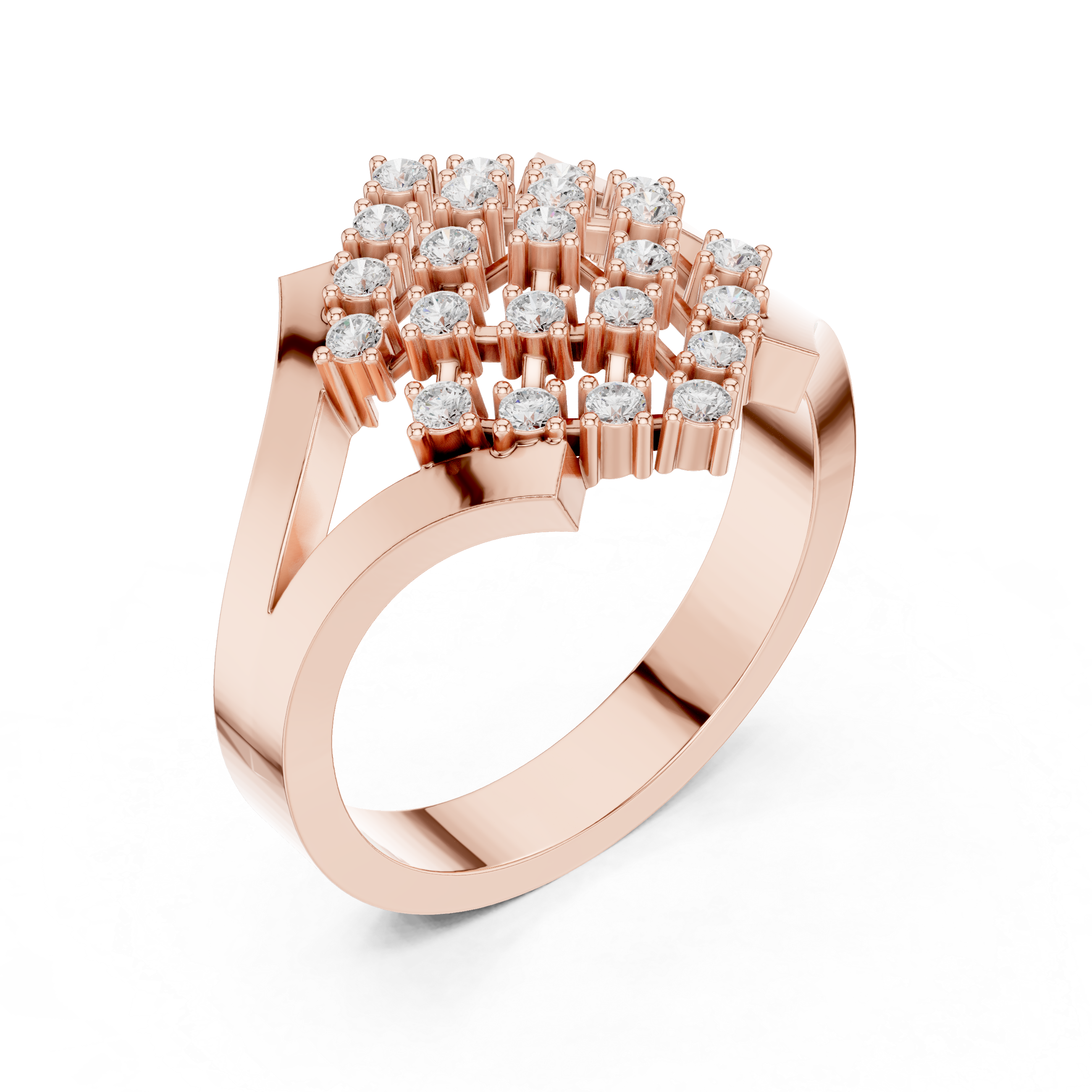 Knot Kinetic Lab Grown Diamond Ring