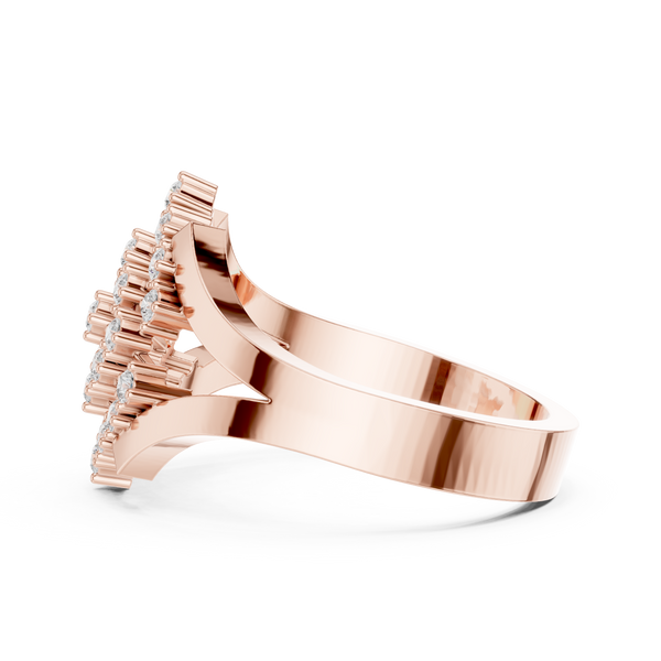 Knot Kinetic Lab Grown Diamond Ring