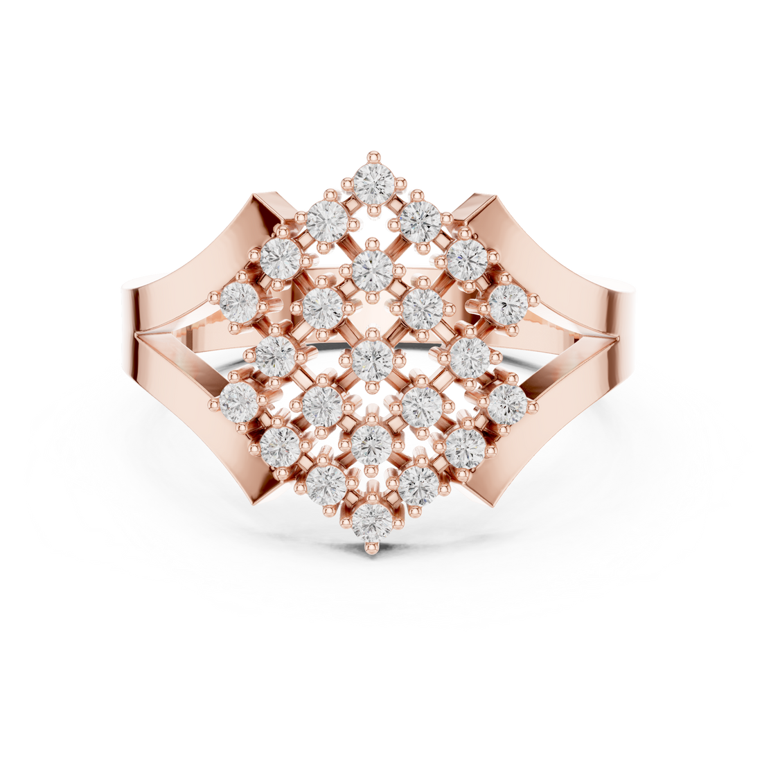 Knot Kinetic Lab Grown Diamond Ring