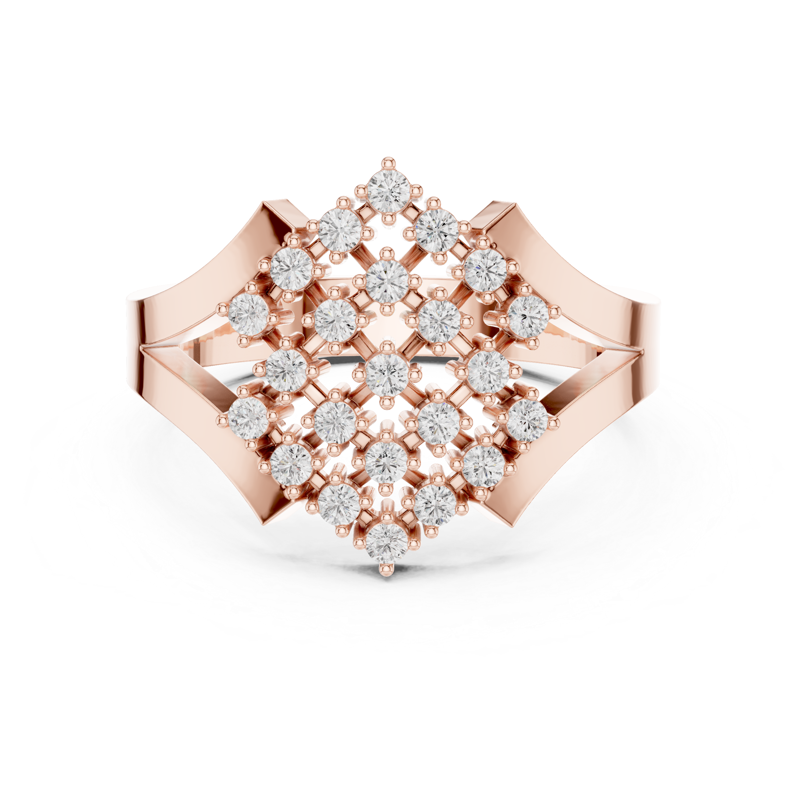 Knot Kinetic Lab Grown Diamond Ring