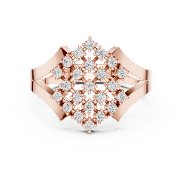 Knot Kinetic Lab Grown Diamond Ring