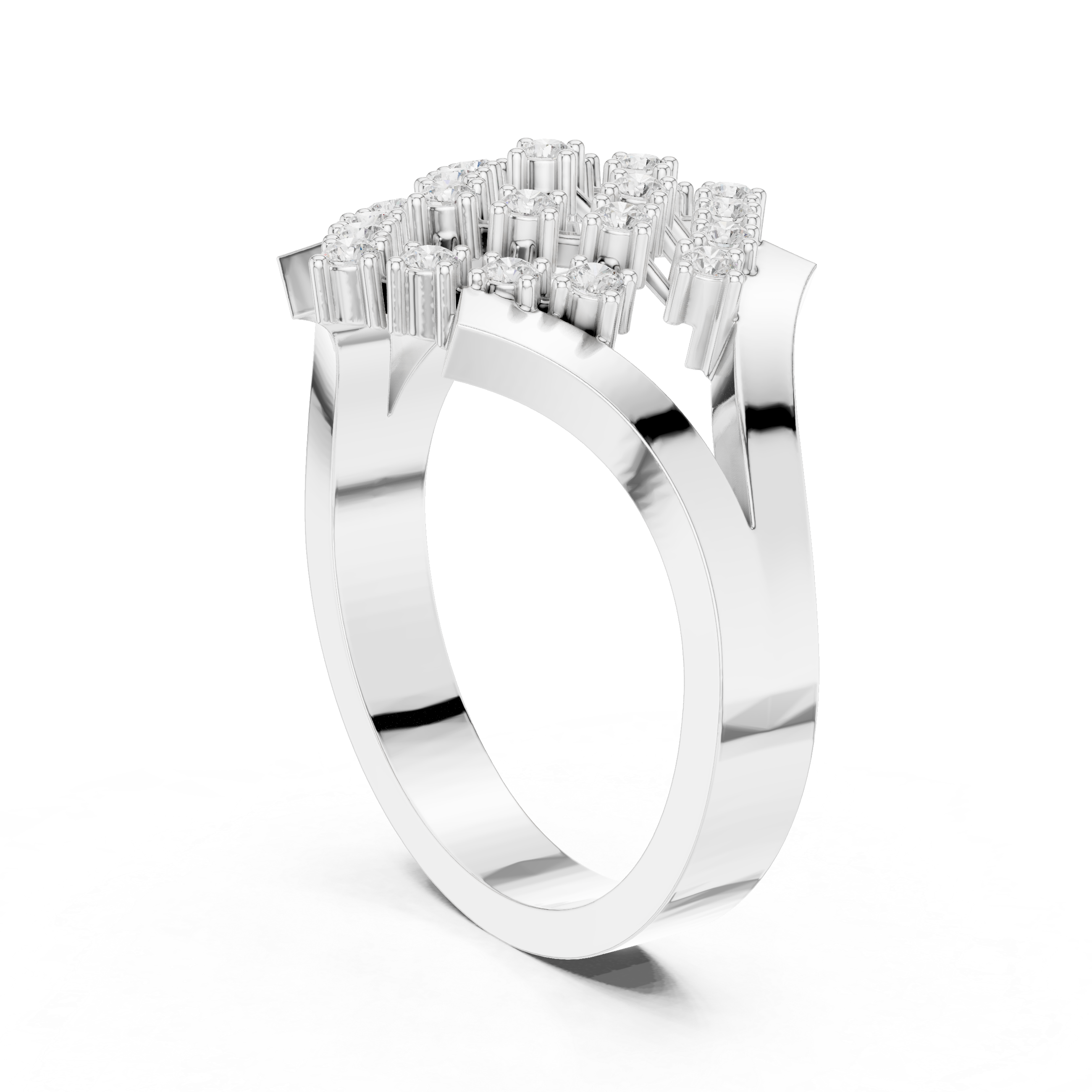 Knot Kinetic Lab Grown Diamond Ring