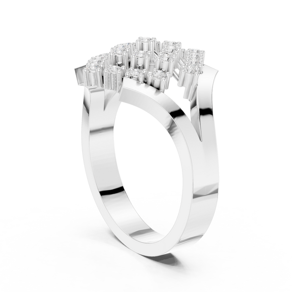Knot Kinetic Lab Grown Diamond Ring