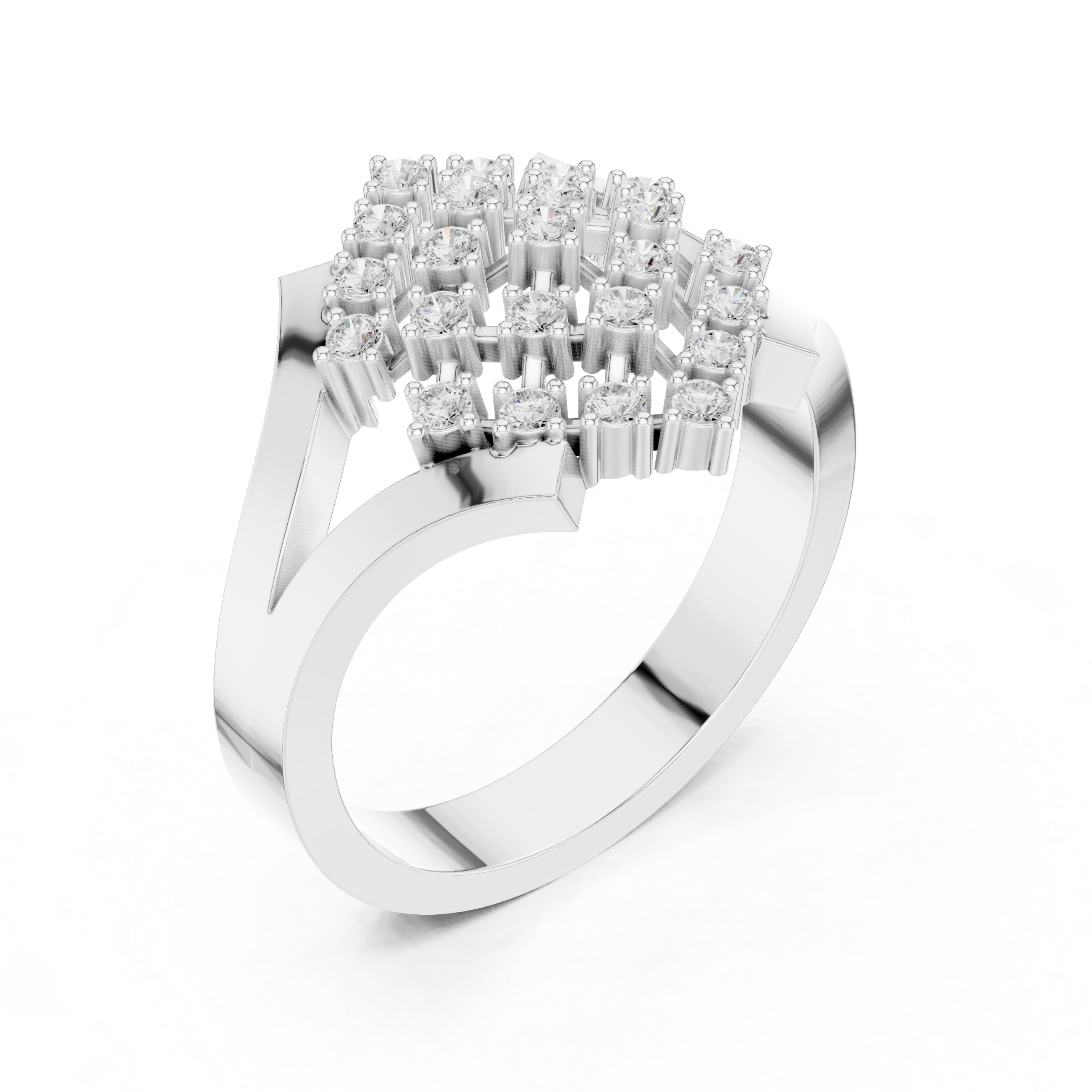 Knot Kinetic Lab Grown Diamond Ring