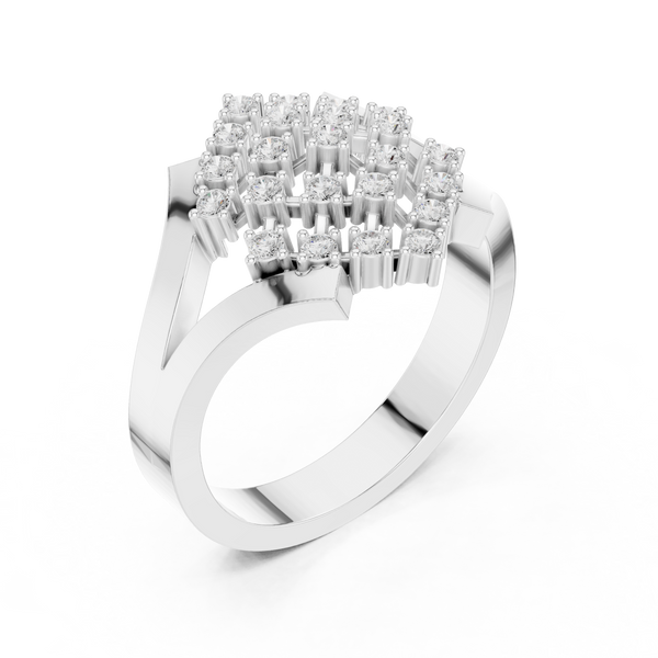 Knot Kinetic Lab Grown Diamond Ring