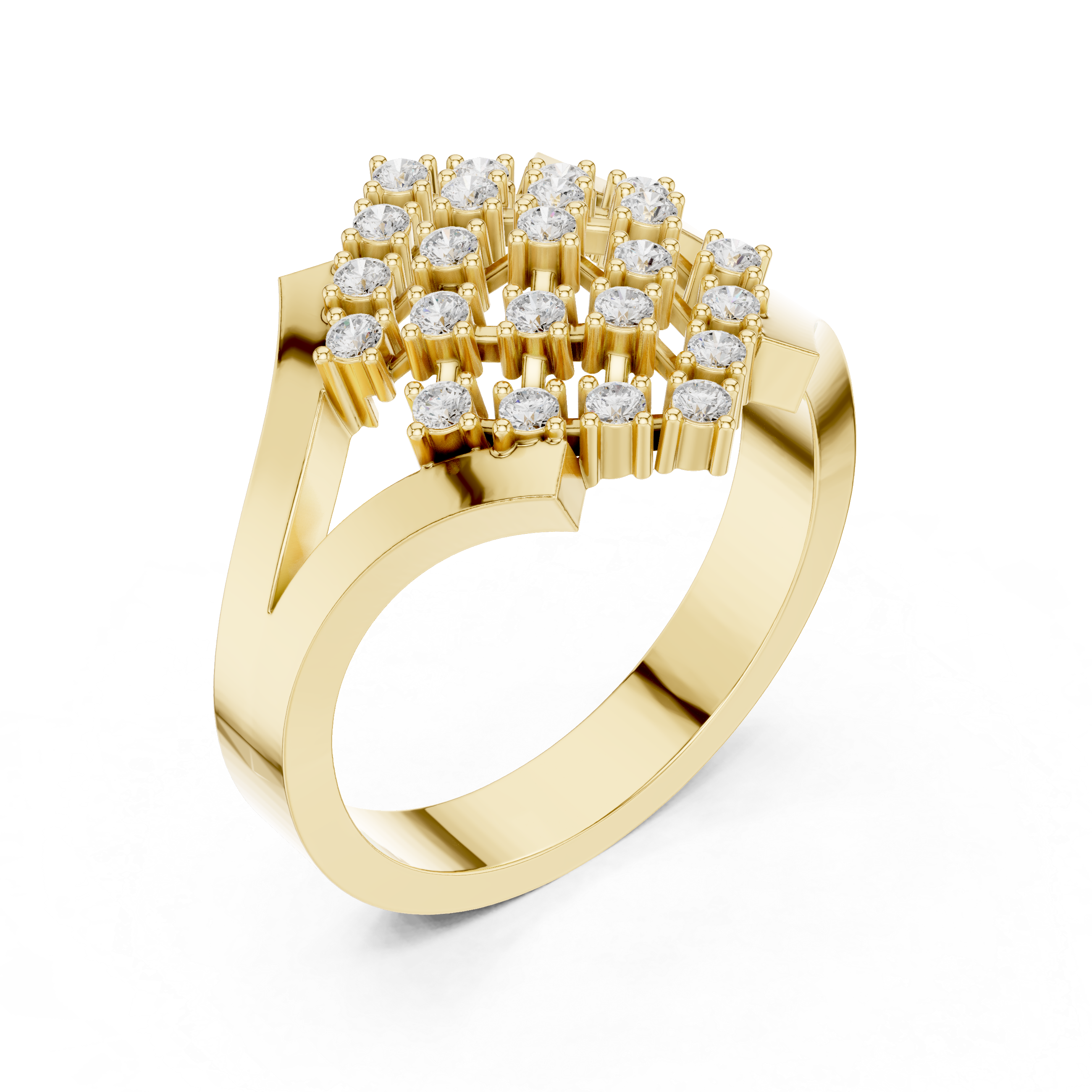 Knot Kinetic Lab Grown Diamond Ring
