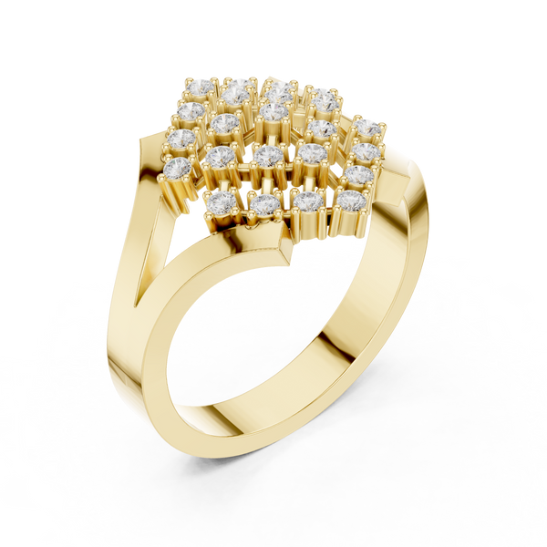 Knot Kinetic Lab Grown Diamond Ring