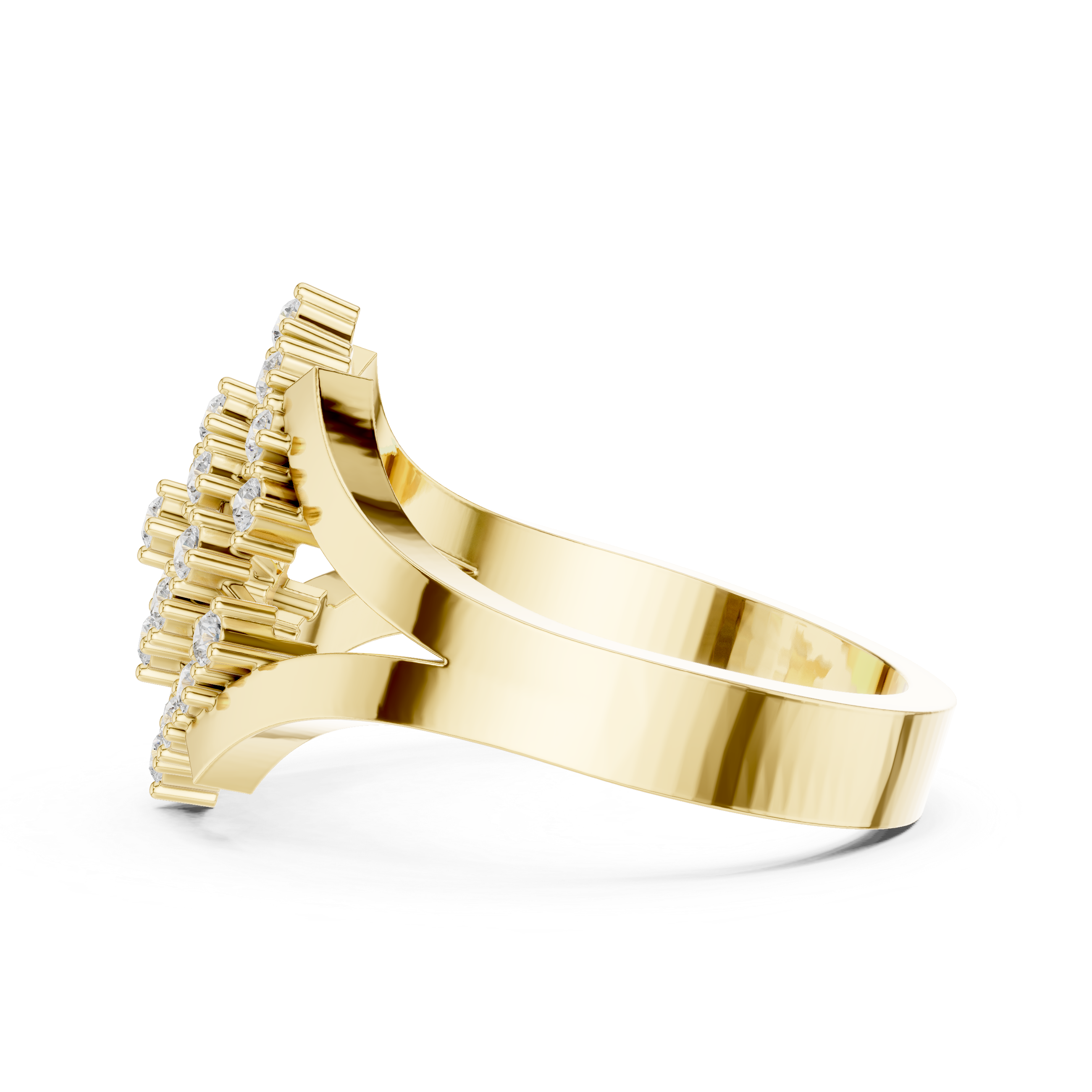 Knot Kinetic Lab Grown Diamond Ring