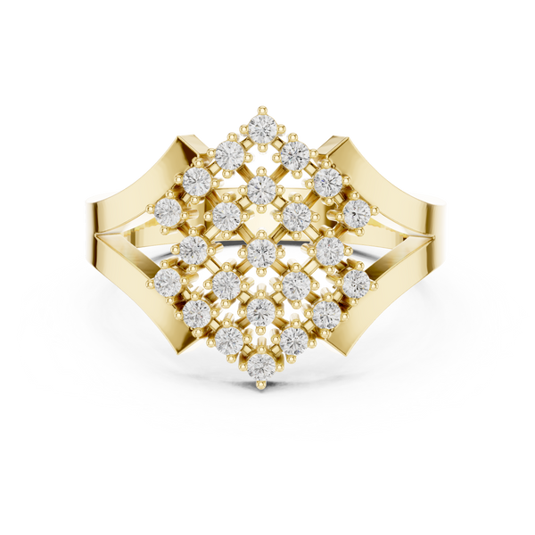 Knot Kinetic Lab Grown Diamond Ring