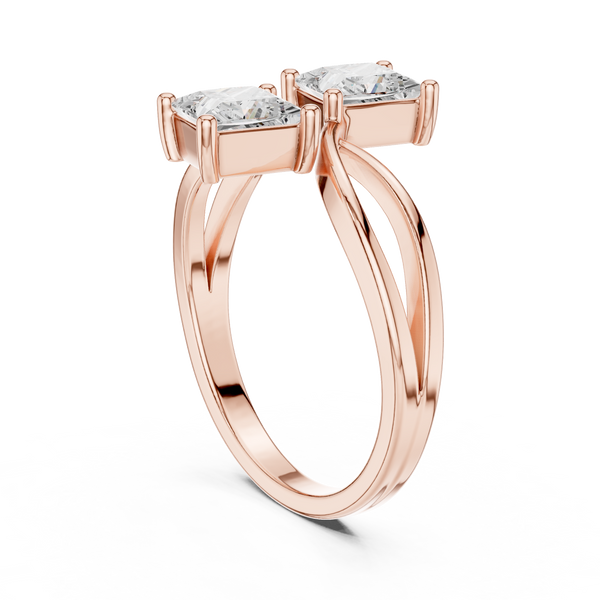 Crown Cluster Lab Grown Diamond Ring