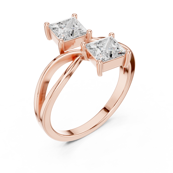 Crown Cluster Lab Grown Diamond Ring