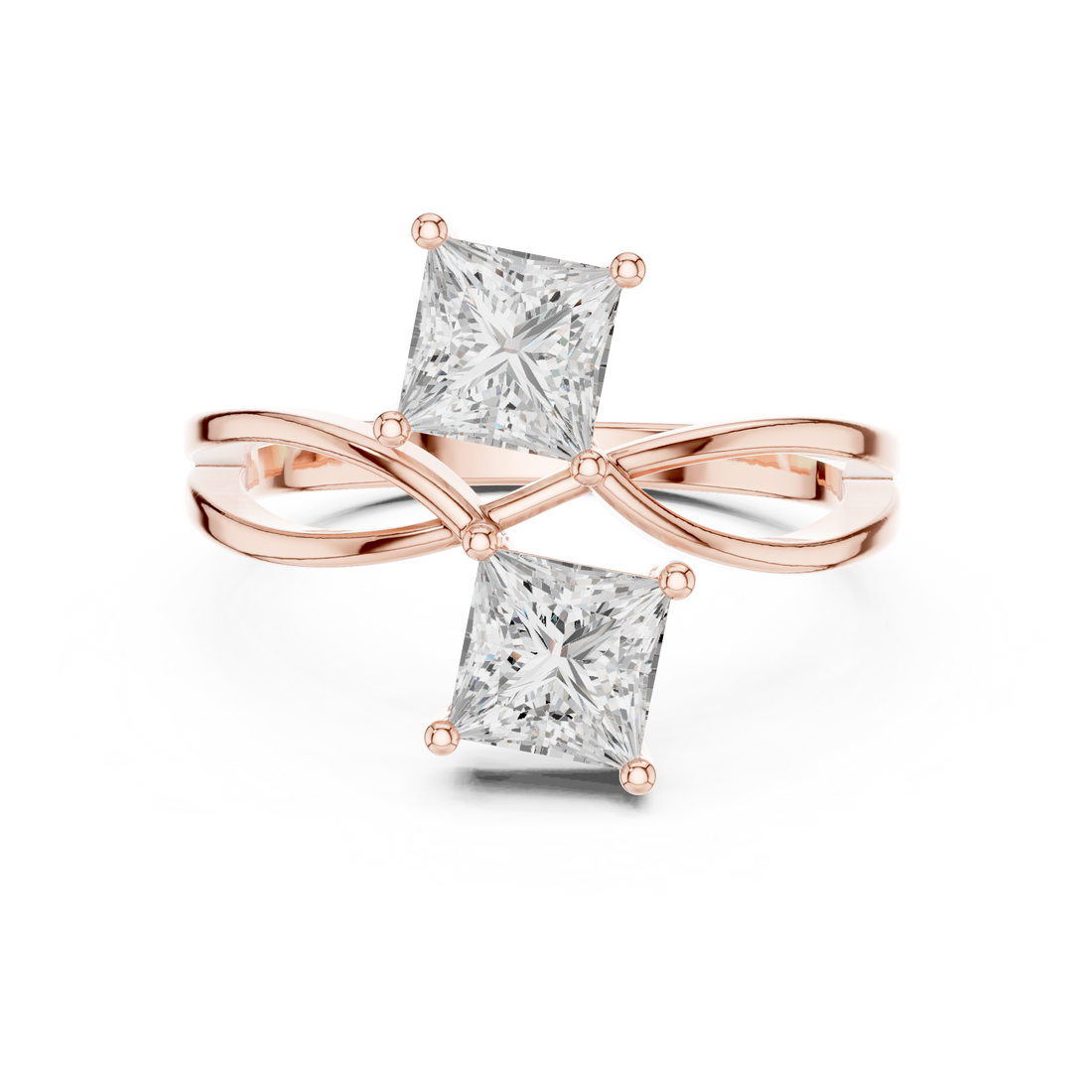 Crown Cluster Lab Grown Diamond Ring