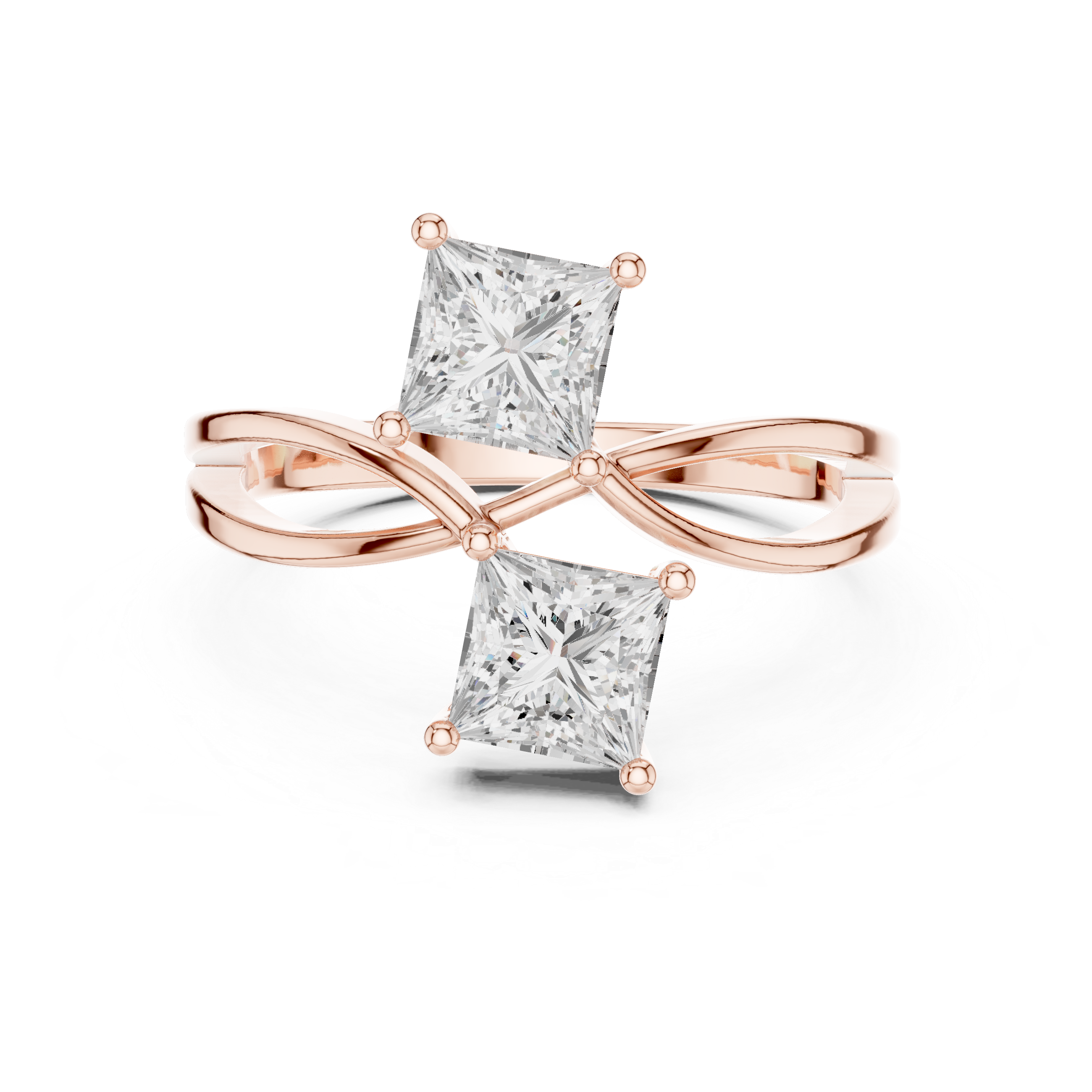 Crown Cluster Lab Grown Diamond Ring