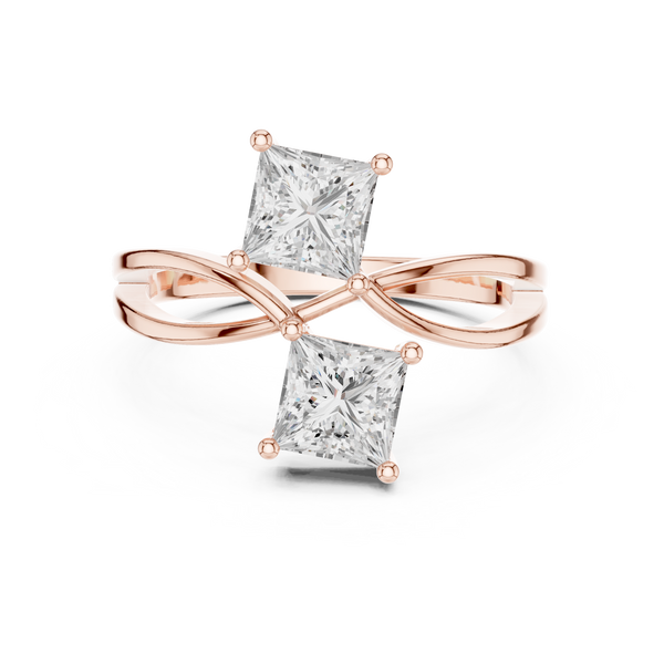 Crown Cluster Lab Grown Diamond Ring