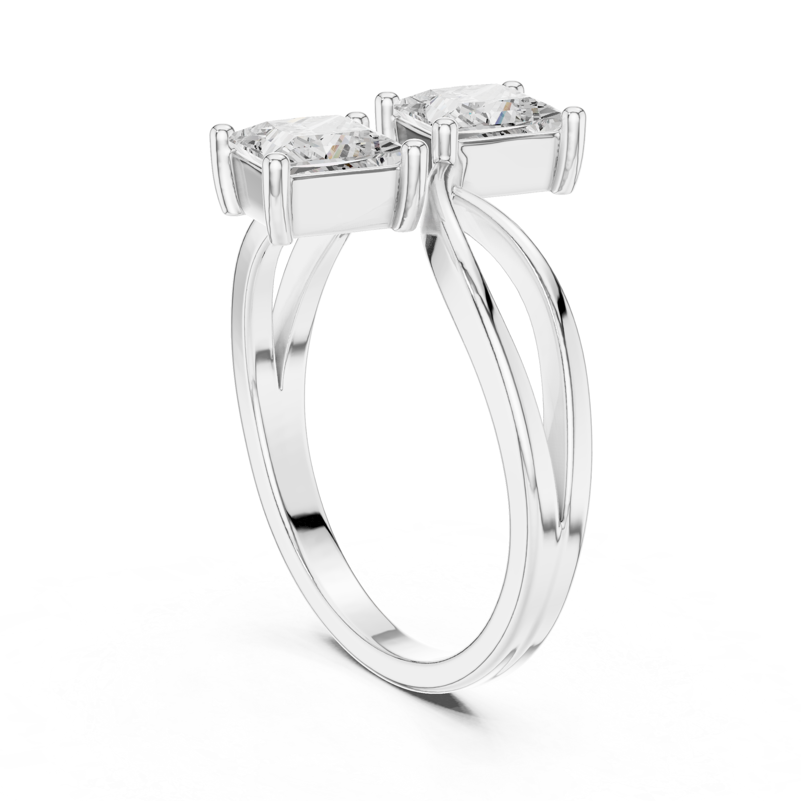 Crown Cluster Lab Grown Diamond Ring