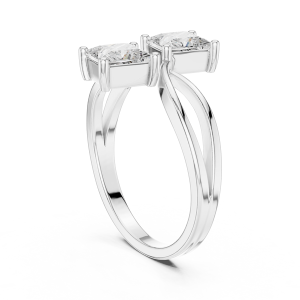 Crown Cluster Lab Grown Diamond Ring