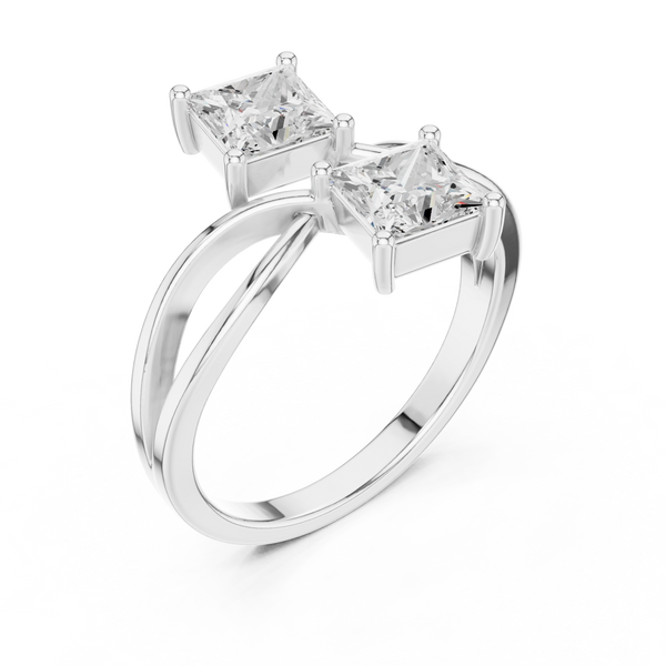 Crown Cluster Lab Grown Diamond Ring