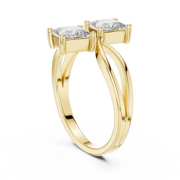 Crown Cluster Lab Grown Diamond Ring