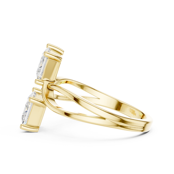 Crown Cluster Lab Grown Diamond Ring