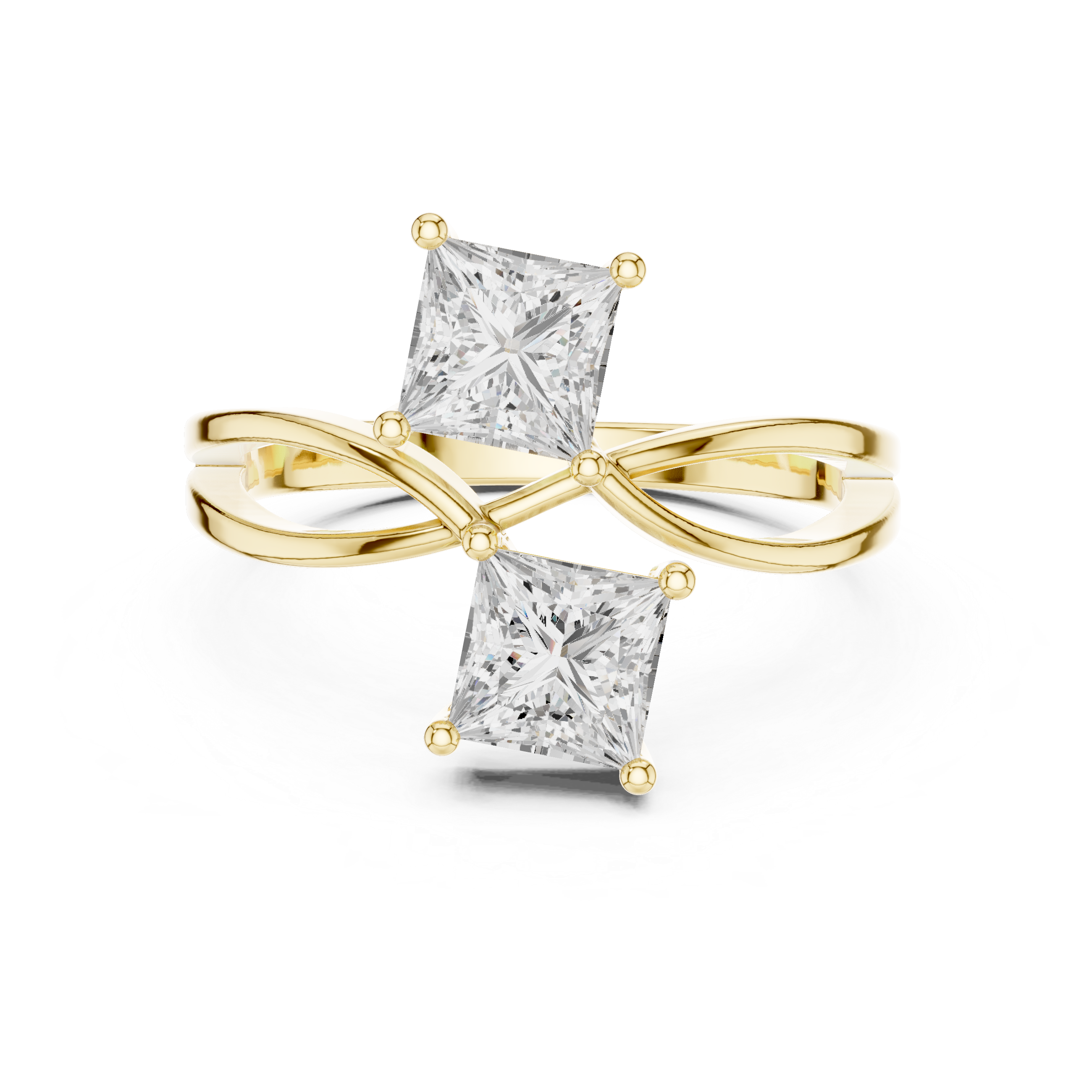 Crown Cluster Lab Grown Diamond Ring
