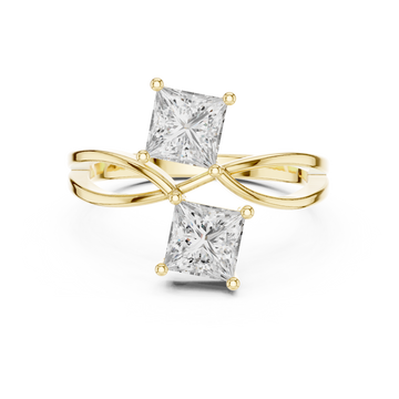 Crown Cluster Lab Grown Diamond Ring