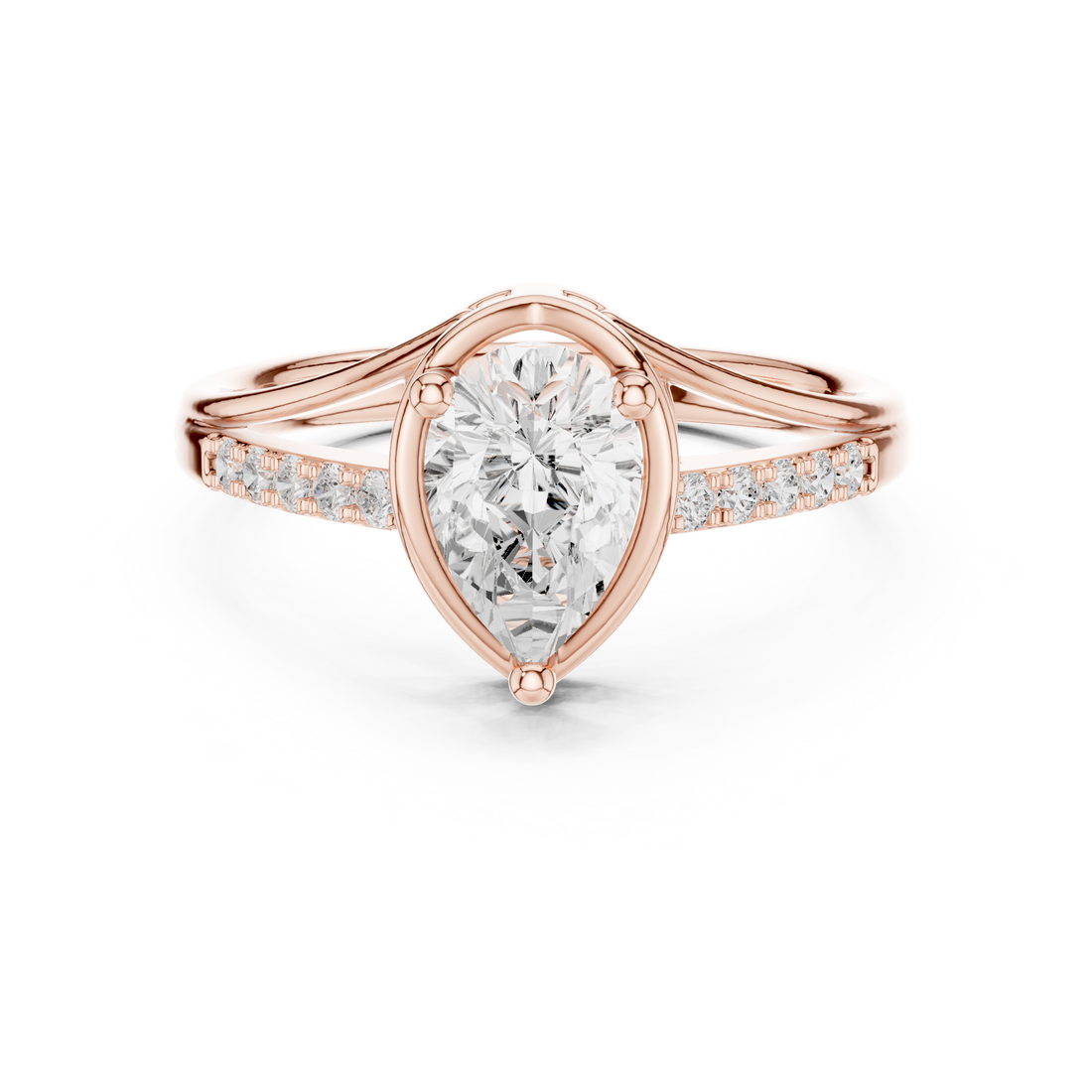 Halo Horizon Lab Grown Diamond Ring