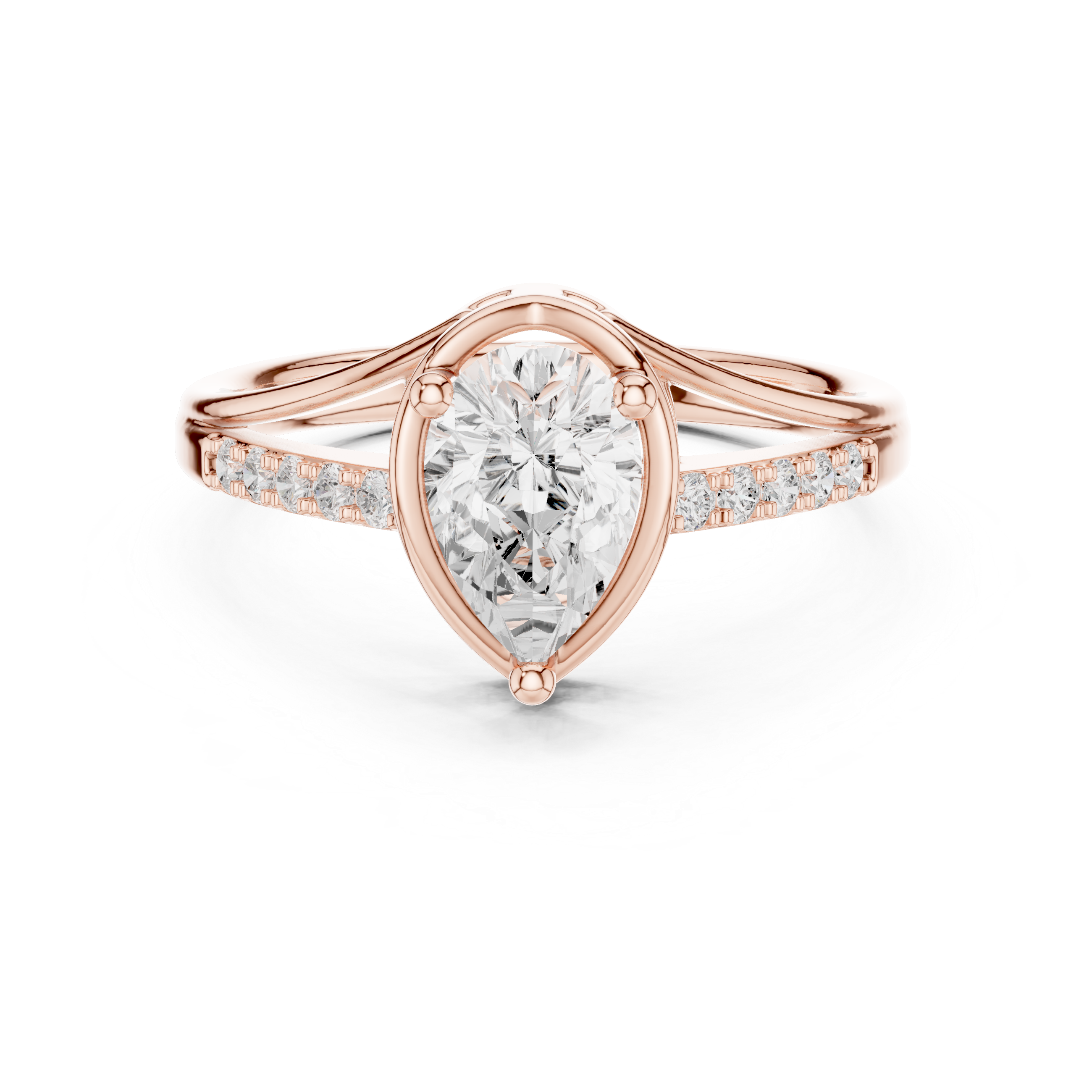Halo Horizon Lab Grown Diamond Ring