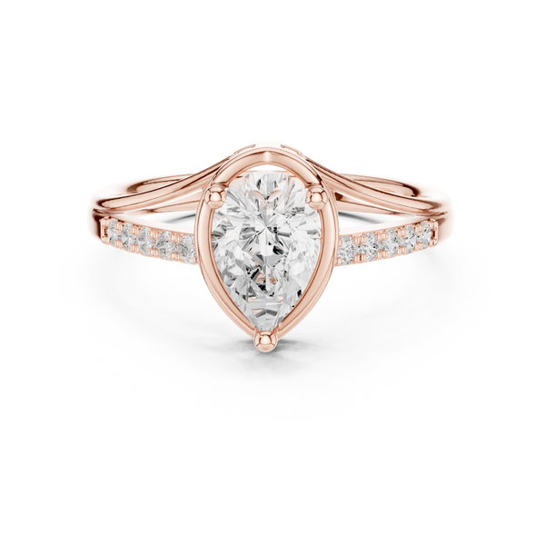 Halo Horizon Lab Grown Diamond Ring
