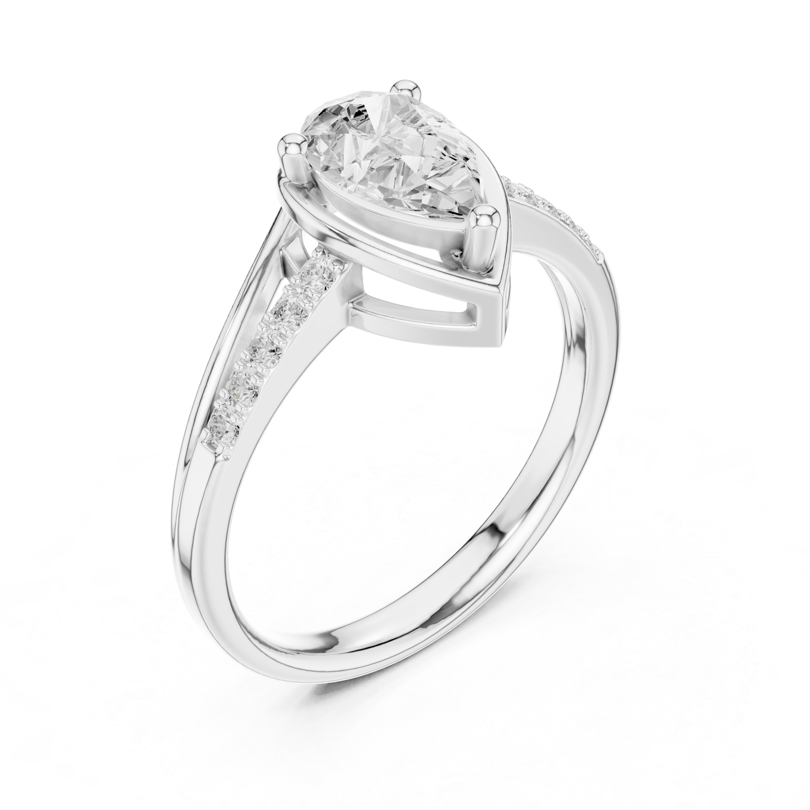 Halo Horizon Lab Grown Diamond Ring