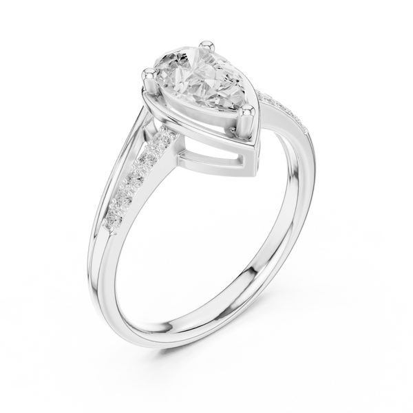 Halo Horizon Lab Grown Diamond Ring