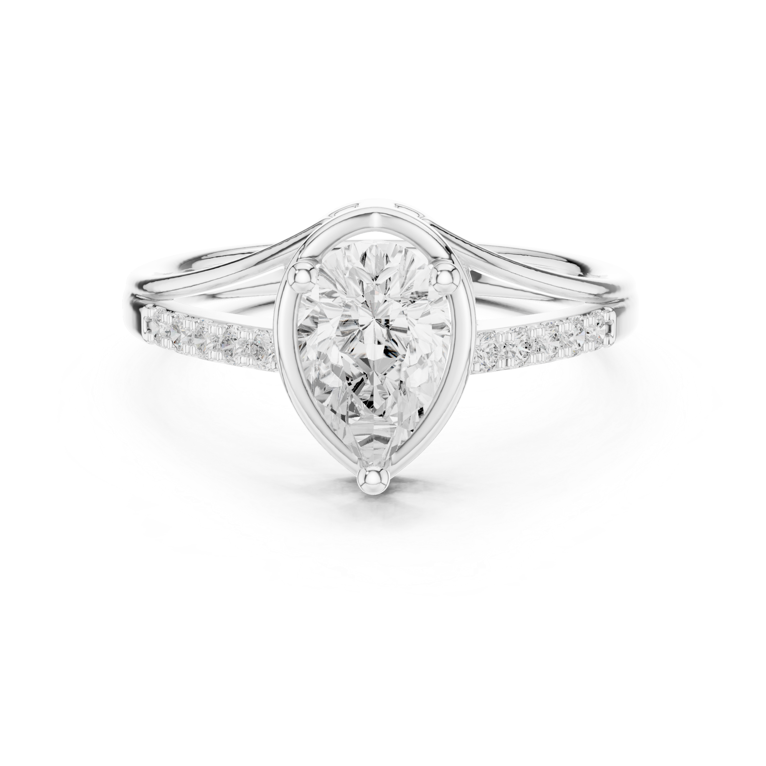 Halo Horizon Lab Grown Diamond Ring