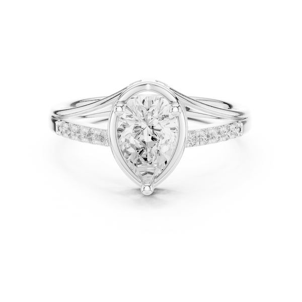 Halo Horizon Lab Grown Diamond Ring