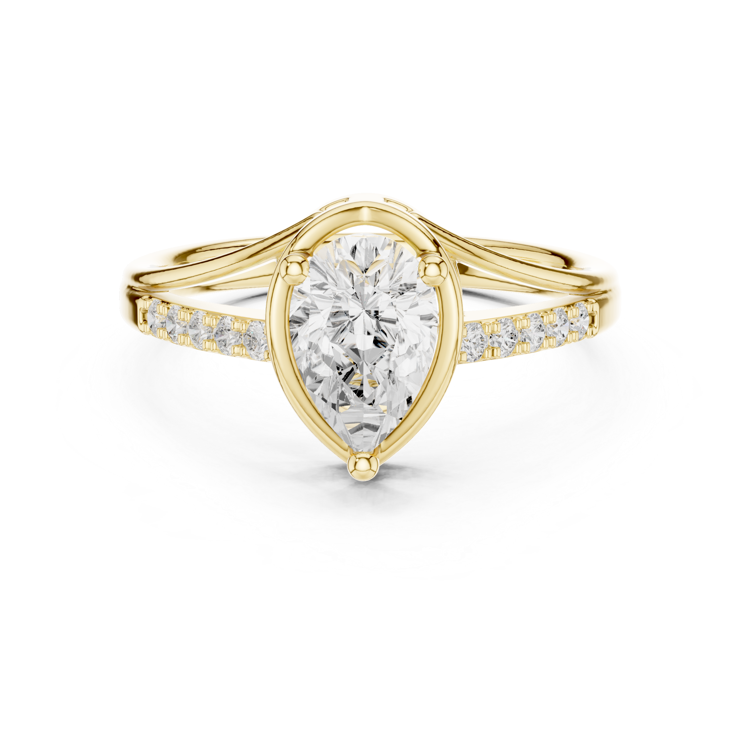 Halo Horizon Lab Grown Diamond Ring
