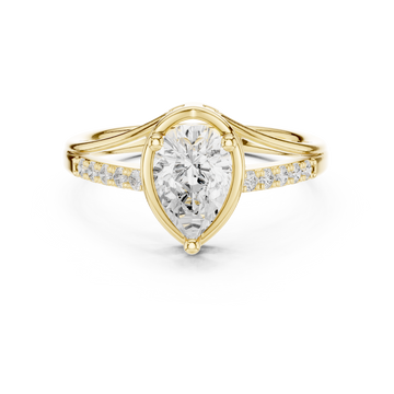 Halo Horizon Lab Grown Diamond Ring