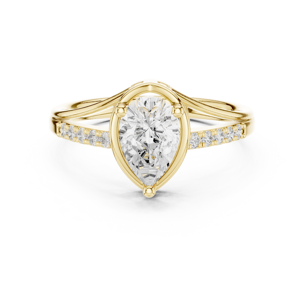 Halo Horizon Lab Grown Diamond Ring