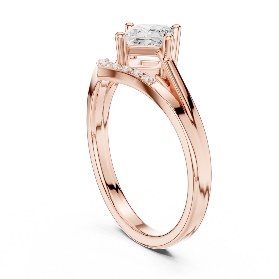 Baroque Bliss Lab Grown Diamond Ring
