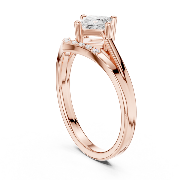 Baroque Bliss Lab Grown Diamond Ring